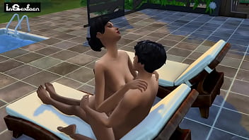 mother and son anal sex kitchen